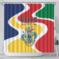 Seychelles Shower Curtain Finis Coronat Opus