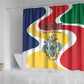 Seychelles Shower Curtain Finis Coronat Opus