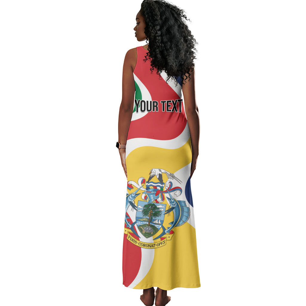 Personalized Seychelles Tank Maxi Dress Finis Coronat Opus