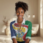 Personalized Seychelles Women Casual Shirt Finis Coronat Opus