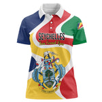 Personalized Seychelles Women Polo Shirt Finis Coronat Opus