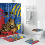 DR Congo Independence Day Bathroom Set Congo-Kinshasa Leopard