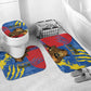 DR Congo Independence Day Bathroom Set Congo-Kinshasa Leopard