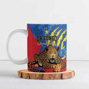 Personalized DR Congo Independence Day Ceramic Mug Congo-Kinshasa Leopard