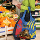 DR Congo Independence Day Grocery Bag Congo-Kinshasa Leopard