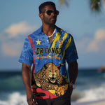 Personalized DR Congo Independence Day Hawaiian Shirt Congo-Kinshasa Leopard