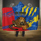 DR Congo Independence Day Hooded Blanket Congo-Kinshasa Leopard