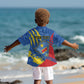 Personalized DR Congo Independence Day Kid Hawaiian Shirt Congo-Kinshasa Leopard