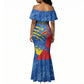 Personalized DR Congo Independence Day Mermaid Dress Congo-Kinshasa Leopard