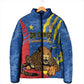 Personalized DR Congo Independence Day Padded Jacket Congo-Kinshasa Leopard