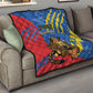 DR Congo Independence Day Quilt Congo-Kinshasa Leopard