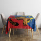 DR Congo Independence Day Tablecloth Congo-Kinshasa Leopard