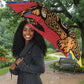 DR Congo Independence Day Umbrella Congo-Kinshasa Leopard