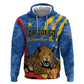 Personalized DR Congo Independence Day Zip Hoodie Congo-Kinshasa Leopard