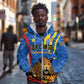 Personalized DR Congo Independence Day Zip Hoodie Congo-Kinshasa Leopard