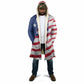 Liberia Flag Cloak Grunge Stylized