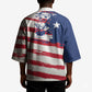 Liberia Flag Kimono Grunge Stylized