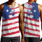 Liberia Flag Men Tank Top Grunge Stylized
