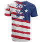 Liberia Flag T shirt Grunge Stylized