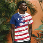 Liberia Flag T shirt Grunge Stylized