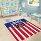 Liberia 1847 Area Rug Happy Independence Day
