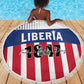 Liberia 1847 Beach Blanket Happy Independence Day