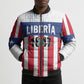Personalized Liberia 1847 Bomber Puffer Jacket Happy Independence Day