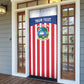 Personalized Liberia 1847 Door Cover Happy Independence Day