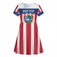 Personalized Liberia 1847 Kid Short Sleeve Dress Happy Independence Day