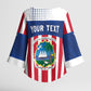 Personalized Liberia 1847 Kimono Sleeve Blouse Happy Independence Day