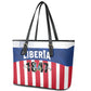 Liberia 1847 Leather Tote Bag Happy Independence Day