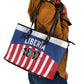 Liberia 1847 Leather Tote Bag Happy Independence Day