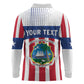Personalized Liberia 1847 Long Sleeve Polo Shirt Happy Independence Day