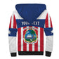 Personalized Liberia 1847 Sherpa Hoodie Happy Independence Day