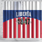 Liberia 1847 Shower Curtain Happy Independence Day