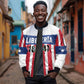 Personalized Liberia 1847 Sleeve Zip Bomber Jacket Happy Independence Day