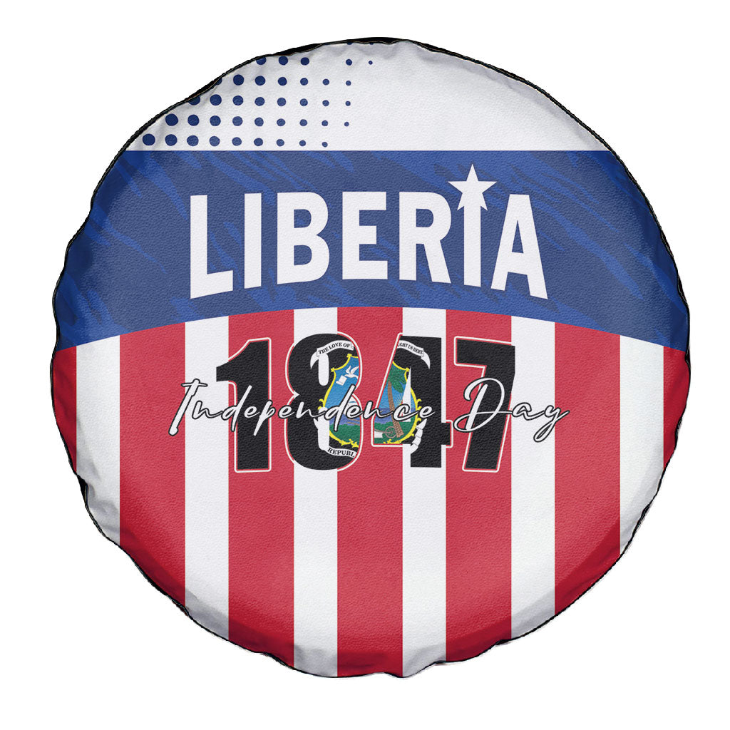 Liberia 1847 Spare Tire Cover Happy Independence Day