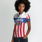 Personalized Liberia 1847 Women Polo Shirt Happy Independence Day