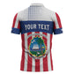 Personalized Liberia 1847 Zipper Polo Shirt Happy Independence Day