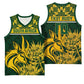 Custom South Africa Rugby Basketball Jersey - Go Springboks with African Pattern - African Pride