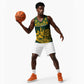 Custom South Africa Rugby Basketball Jersey - Go Springboks with African Pattern - African Pride