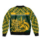 Custom South Africa Rugby Bomber Jacket - Go Springboks with African Pattern
