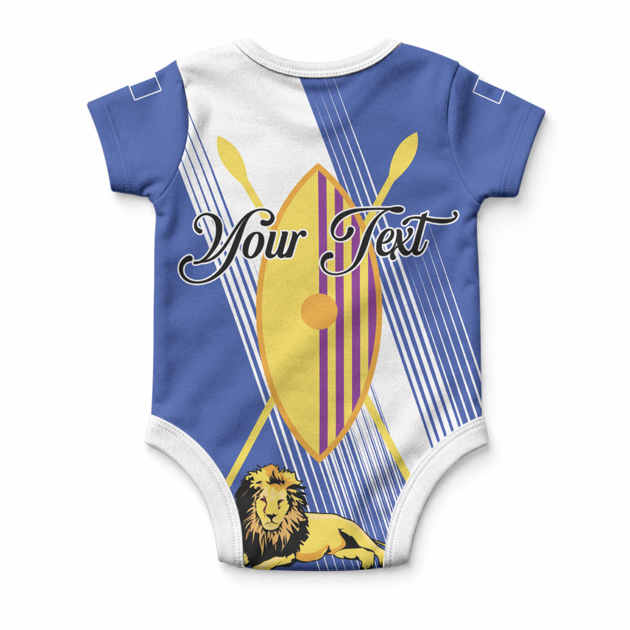 Personalised Buganda Baby Onesie Ekitiibwa kya Buganda
