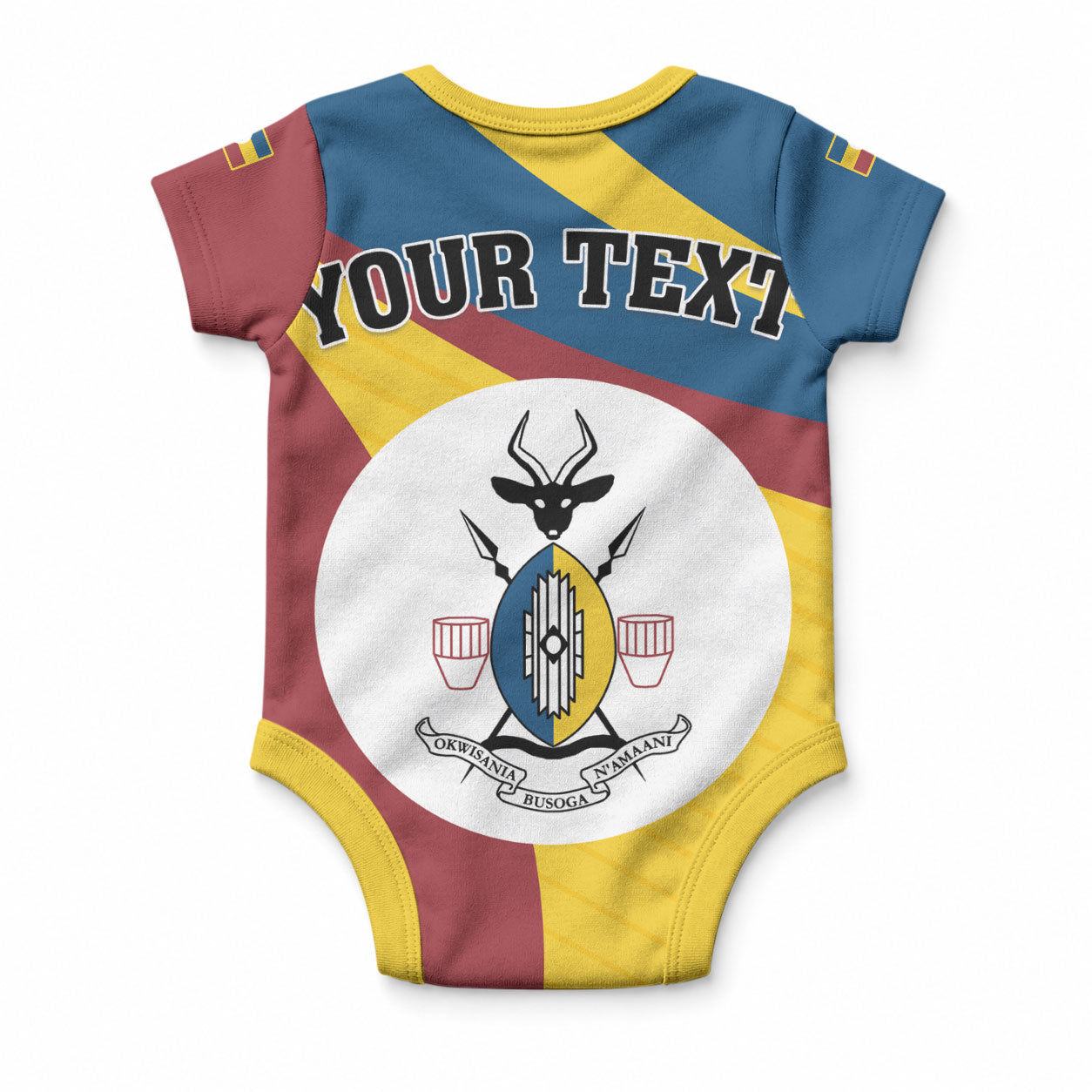 Personalised Kingdom of Busoga Baby Onesie Land of the Soga