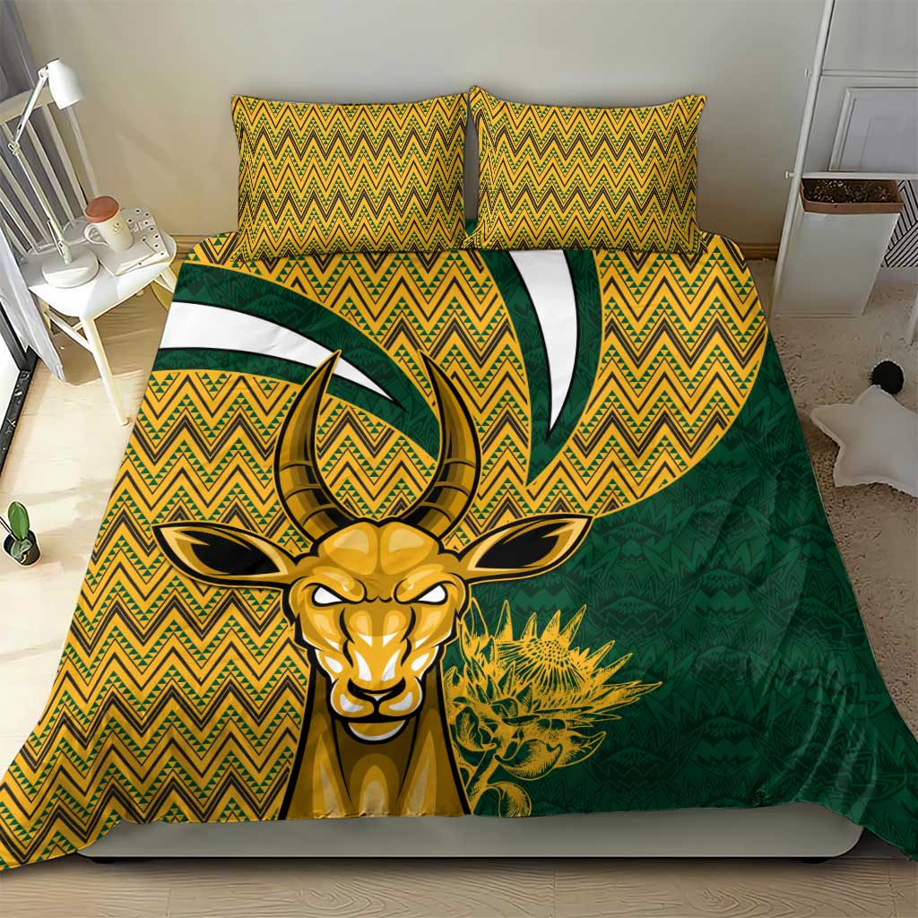 South Africa Rugby Bedding Set - Come On Bokke, Champion World Cup