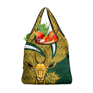 South Africa Rugby Grocery Bag - Come On Bokke, Champion World Cup