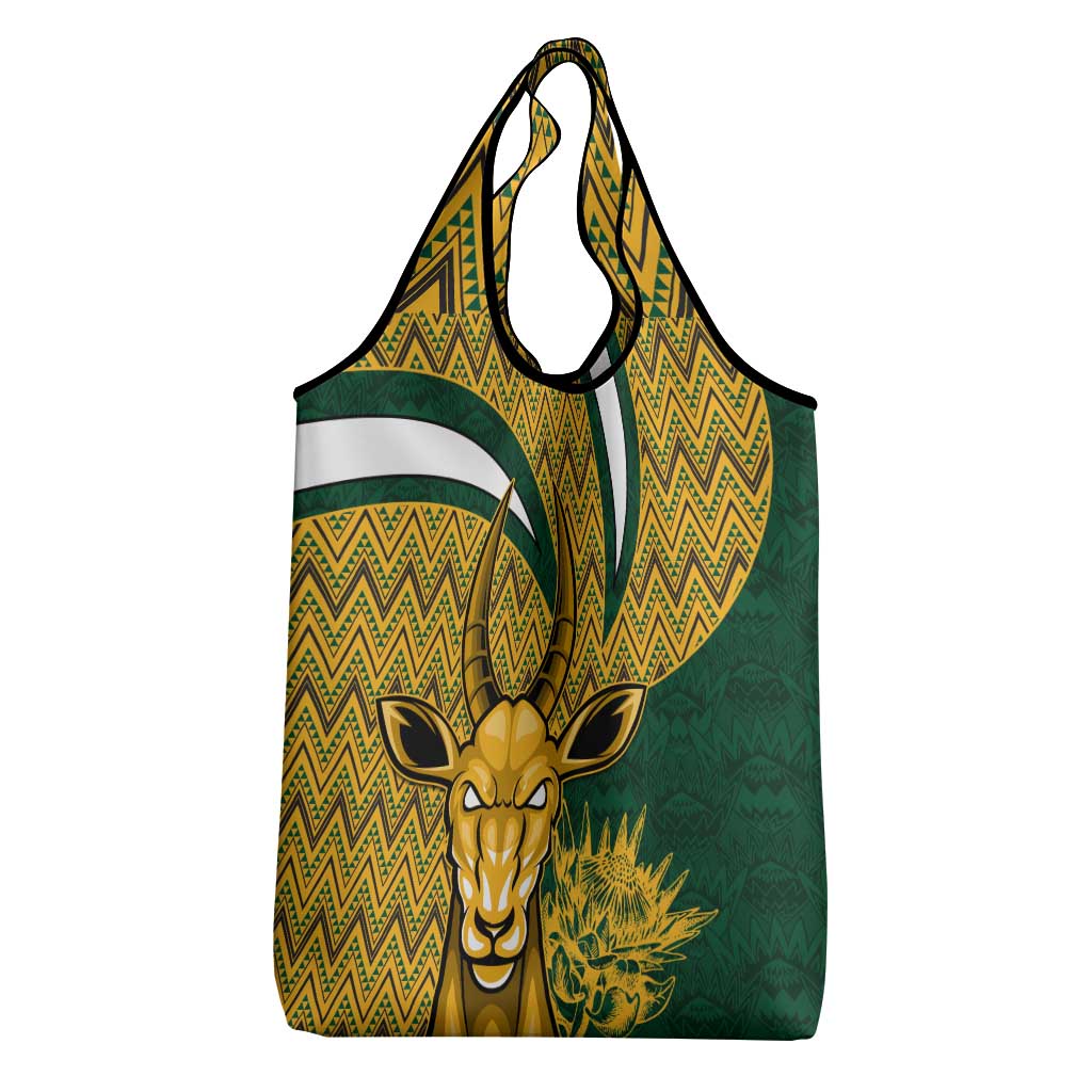 South Africa Rugby Grocery Bag - Come On Bokke, Champion World Cup