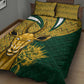 South Africa Rugby Quilt Bed Set - Come On Bokke, Champion World Cup