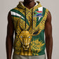 Custom South Africa Rugby Sleeveless Hoodie - Come On Bokke, Champion World Cup - African Pride