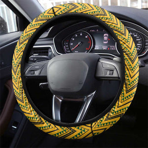 South Africa Rugby Steering Wheel Cover - Come On Bokke, Champion World Cup